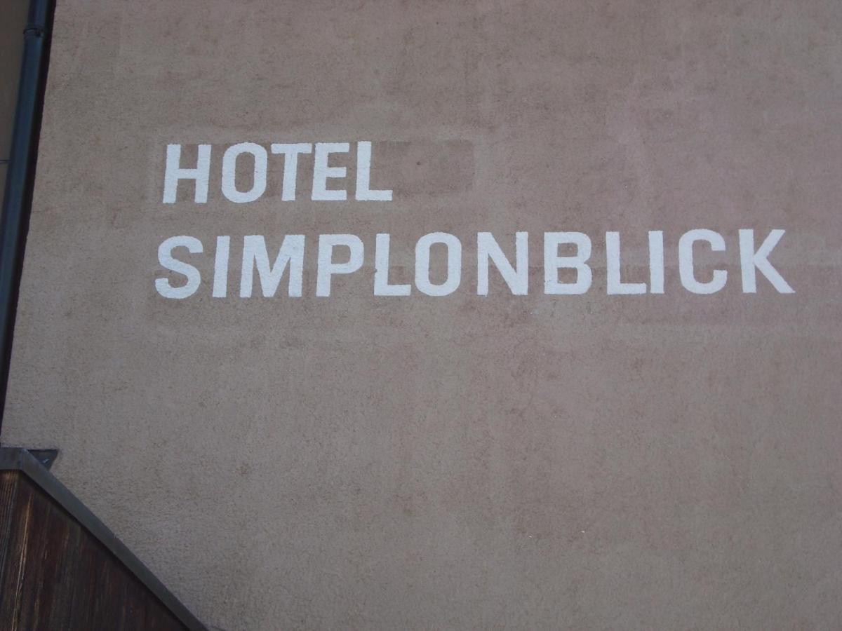 Hotel Simplon-Blick Exterior photo